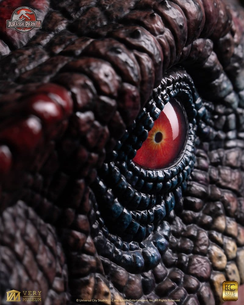 Jurassic Park III Life Size Bust Male Alpha Velociraptor "Blood Knight" 83 cm [8]