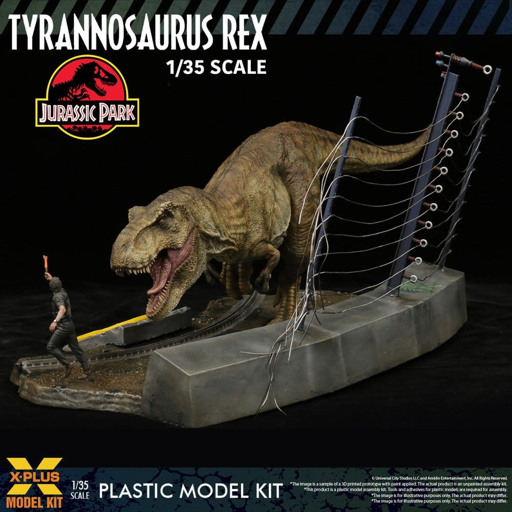 Jurassic Park Plastic Model Kit 1/35 Tyrannosaurus Rex 42 cm [11]