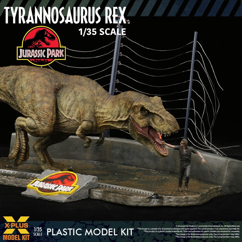 Jurassic Park Plastic Model Kit 1/35 Tyrannosaurus Rex 42 cm [7]