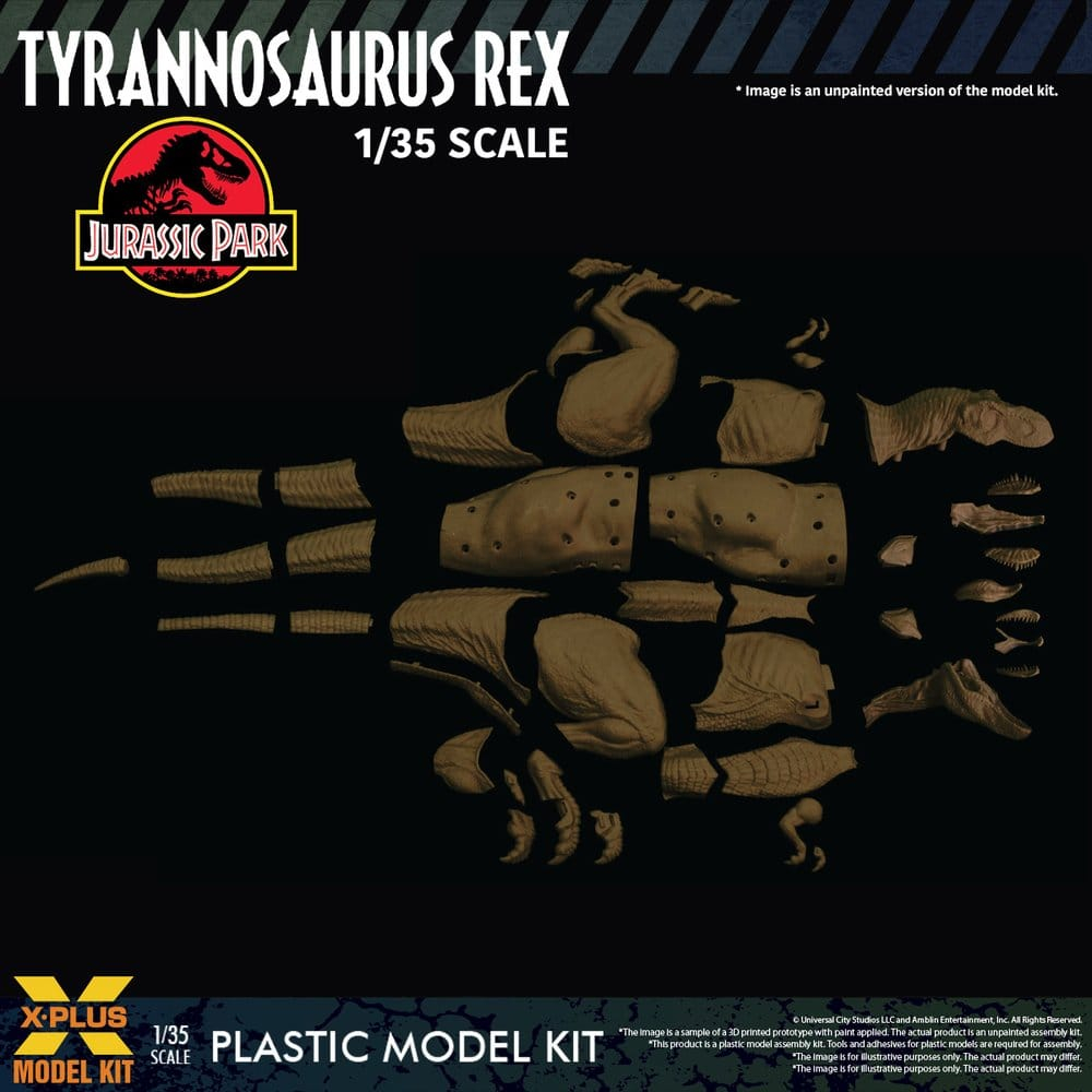 Jurassic Park Plastic Model Kit 1/35 Tyrannosaurus Rex 42 cm [14]