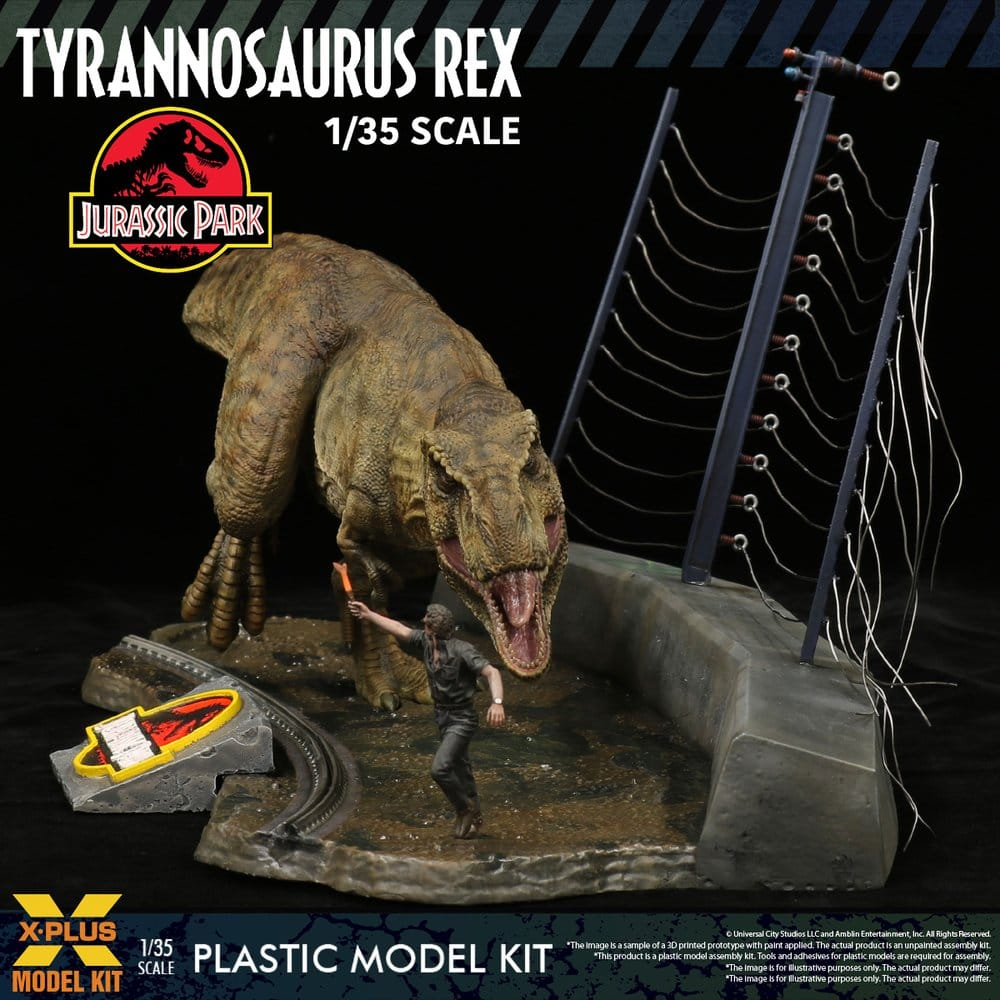 Jurassic Park Plastic Model Kit 1/35 Tyrannosaurus Rex 42 cm [9]