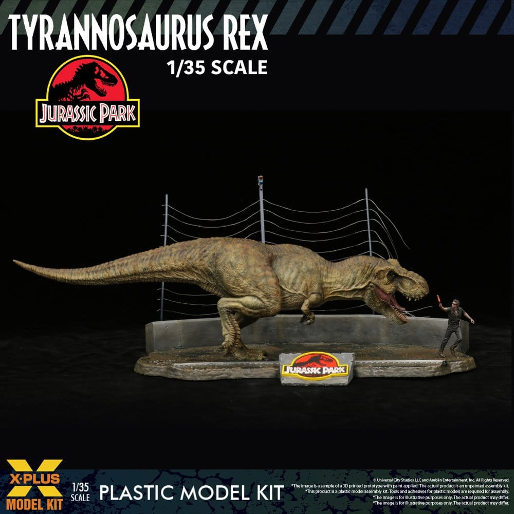 Jurassic Park Plastic Model Kit 1/35 Tyrannosaurus Rex 42 cm [8]