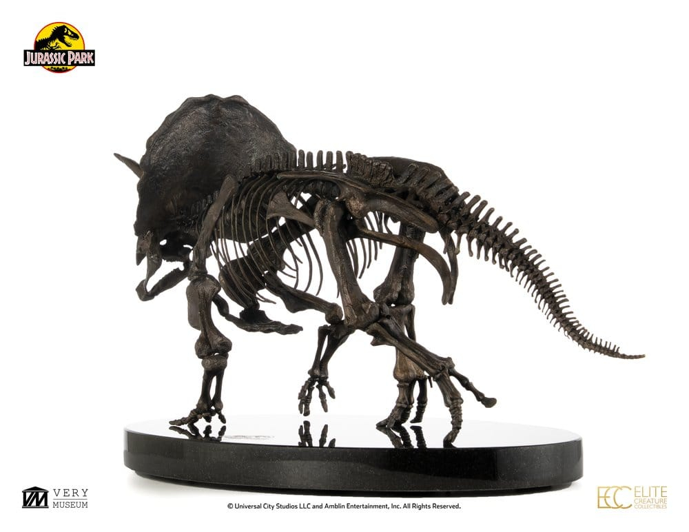 Jurassic World ECC Elite Creature Line Statue 1/12 Triceratops Fossil Skeleton Bronze 33 cm [9]