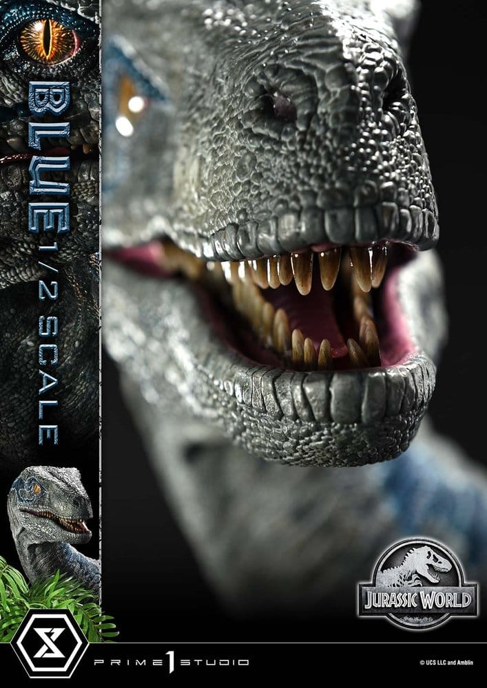 Jurassic World: Fallen Kingdom (Film) Legacy Museum Collection Statue 1/2 Blue 88 cm [13]