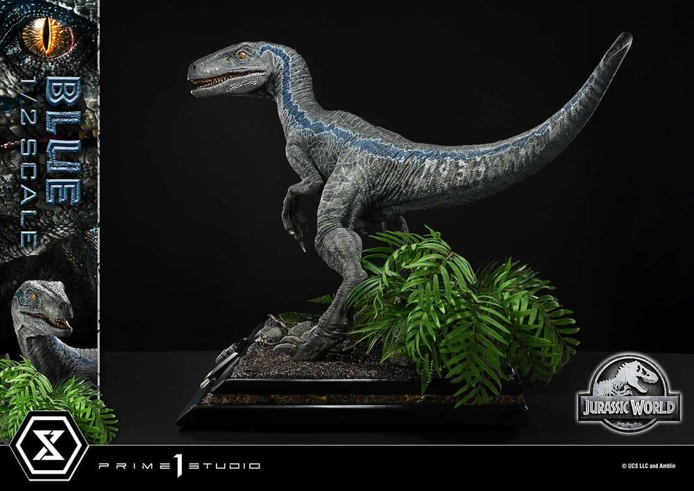 Jurassic World: Fallen Kingdom (Film) Legacy Museum Collection Statue 1/2 Blue 88 cm [8]