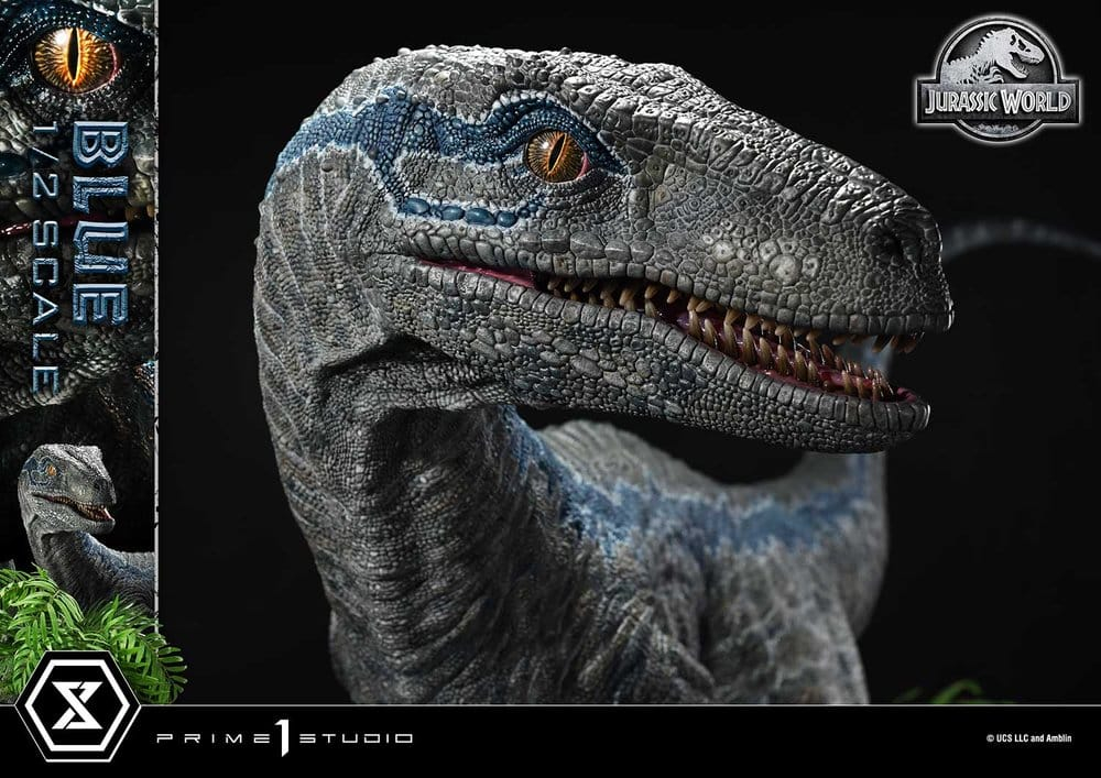 Jurassic World: Fallen Kingdom (Film) Legacy Museum Collection Statue 1/2 Blue 88 cm [10]