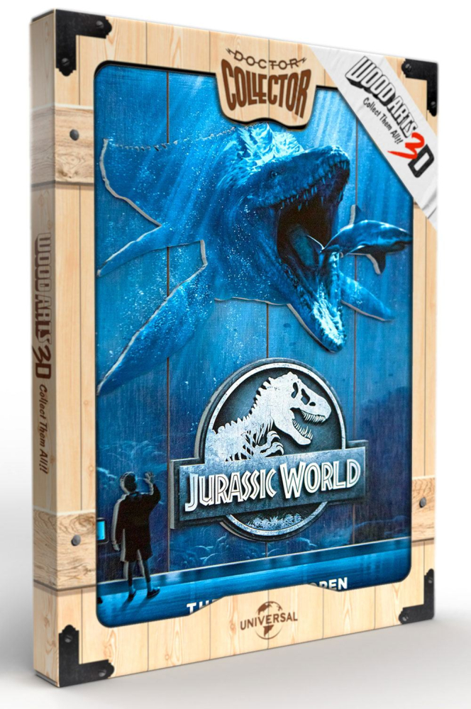 Jurassic World WoodArts 3D Wooden Wall Art Mossasaurus 30 x 40 cm [6]
