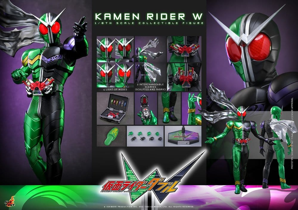 Kamen Rider Television Masterpiece Series Action Figure 1/6 Kamen Rider W 31 cm [17]