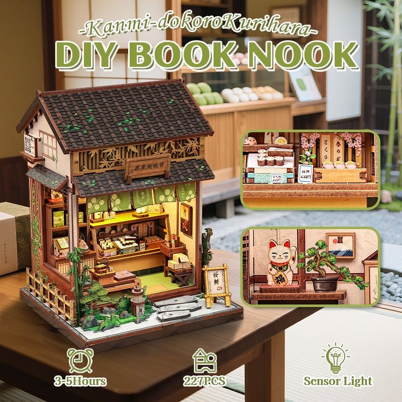 Kanmi-dokoro Kurihara - DIY Miniature House Kit cu LED [5]