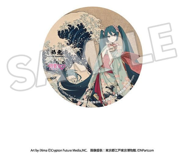 Katsushika Hokusai x Hatsune Miku Pins 6 cm Blind Box Assortment (8) [4]