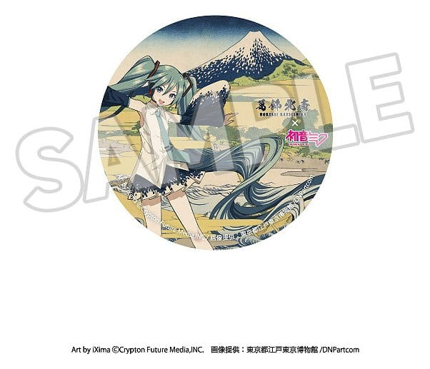 Katsushika Hokusai x Hatsune Miku Pins 6 cm Blind Box Assortment (8) [6]