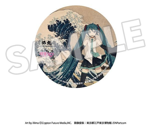 Katsushika Hokusai x Hatsune Miku Pins 6 cm Blind Box Assortment (8) [2]