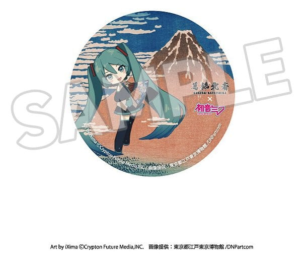Katsushika Hokusai x Hatsune Miku Pins 6 cm Blind Box Assortment (8) [9]