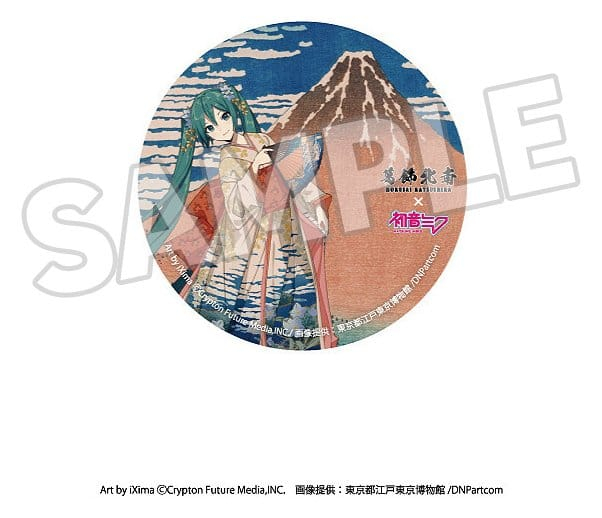 Katsushika Hokusai x Hatsune Miku Pins 6 cm Blind Box Assortment (8) [3]