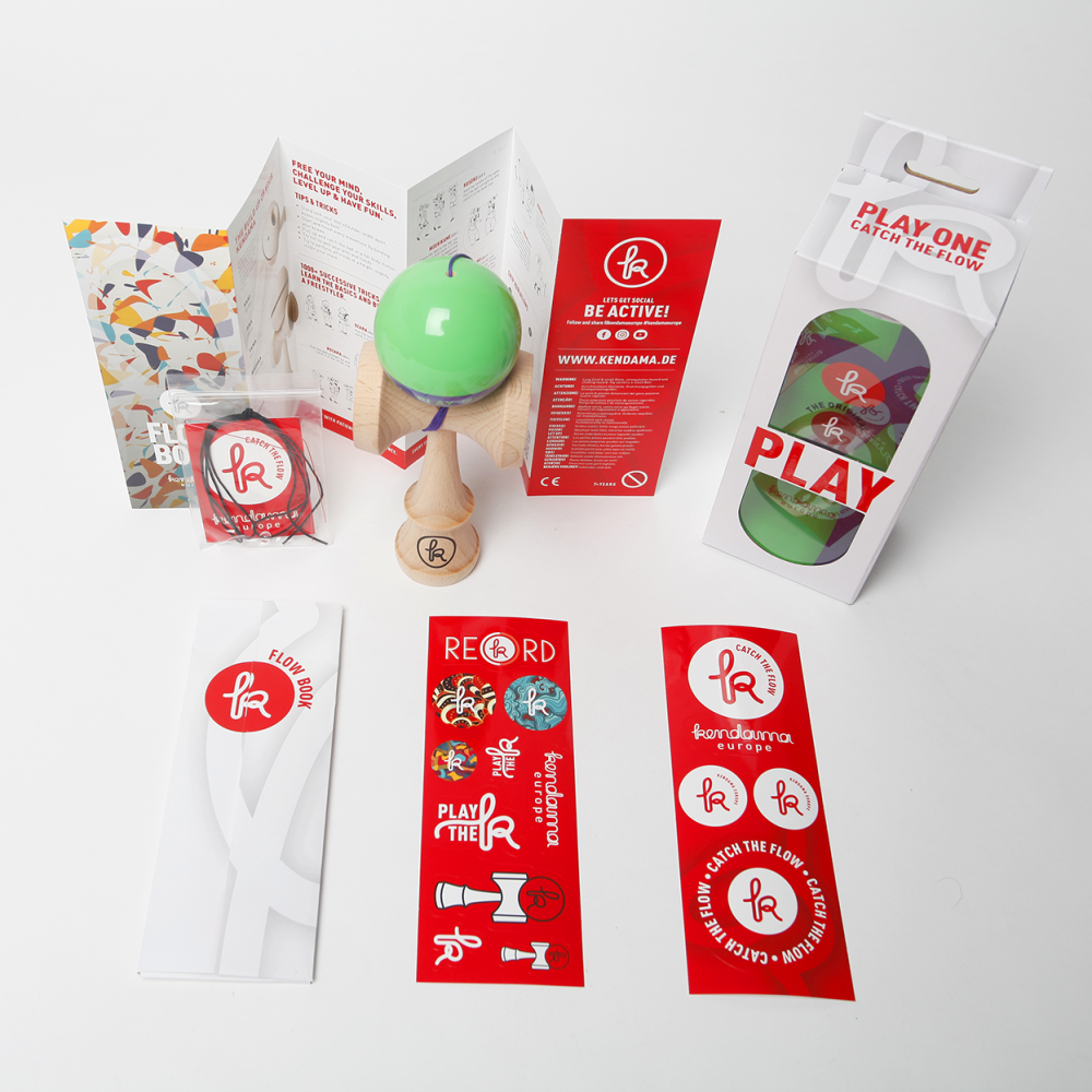 Kendama Play One Greenberry MC – Match Clear [4]