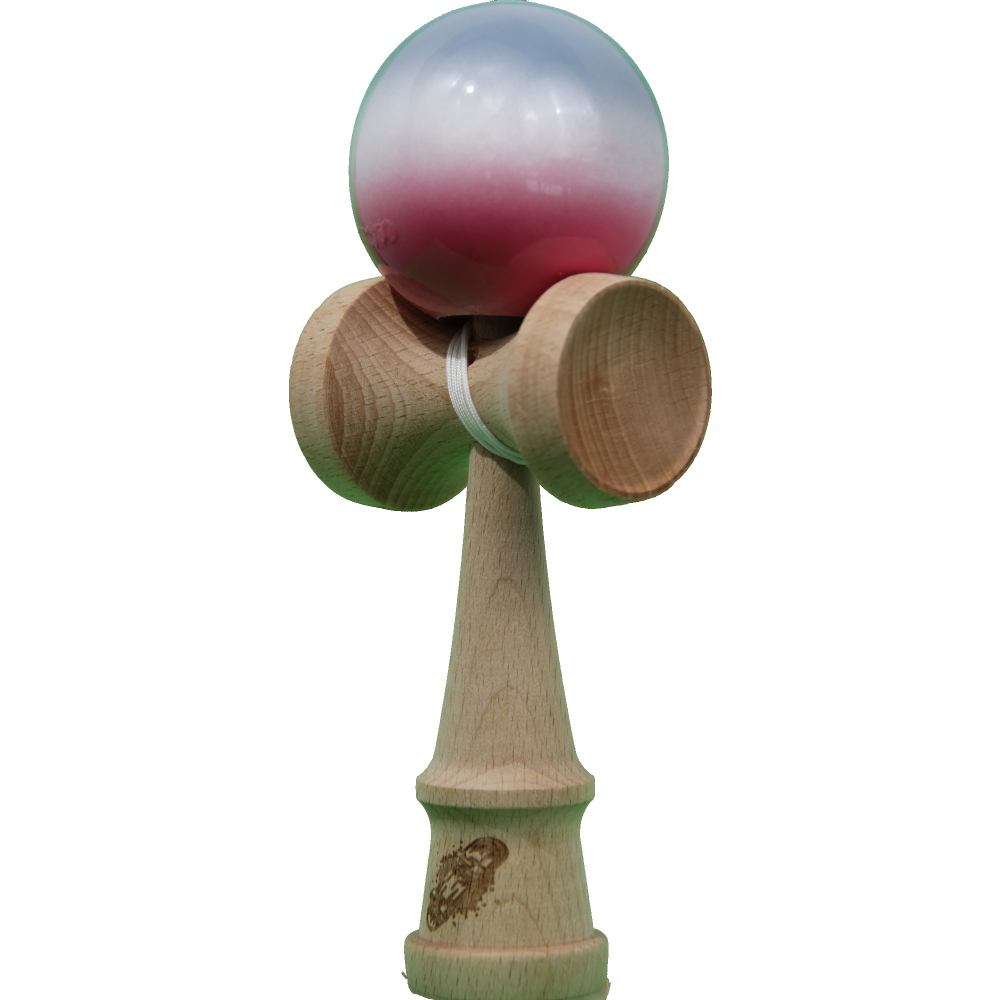 Kendama X Originala Flippy Super Sticky Gradient Roz/Alb/Gri [2]