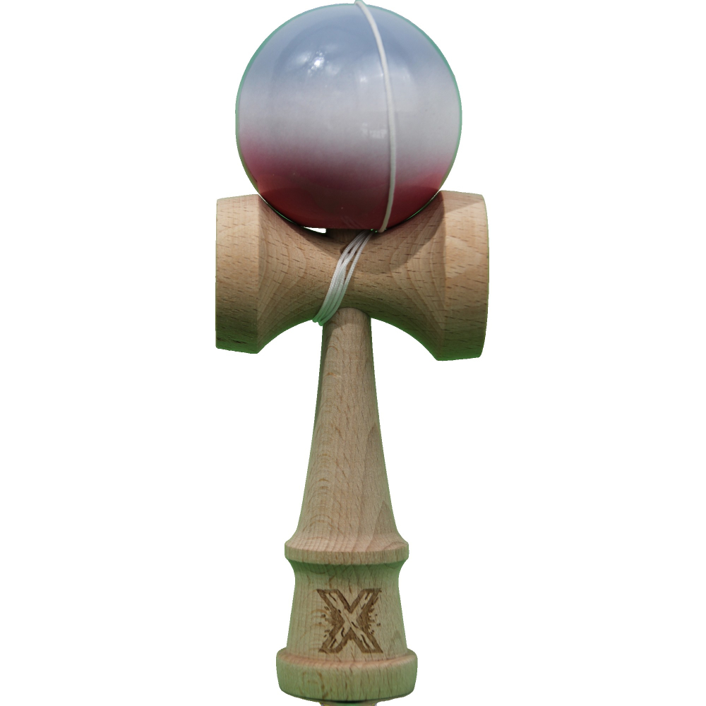 Kendama X Originala Flippy Super Sticky Gradient Roz/Alb/Gri [1]