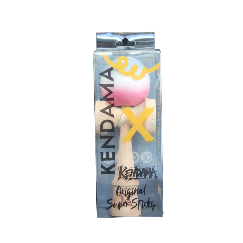 Kendama X Originala Flippy Super Sticky Gradient Roz/Alb/Gri [3]