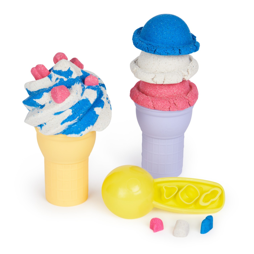 Kinetic Sand Soft Serve Station - Set Creativ Inghetata cu Nisip Kinetic 396 g [5]