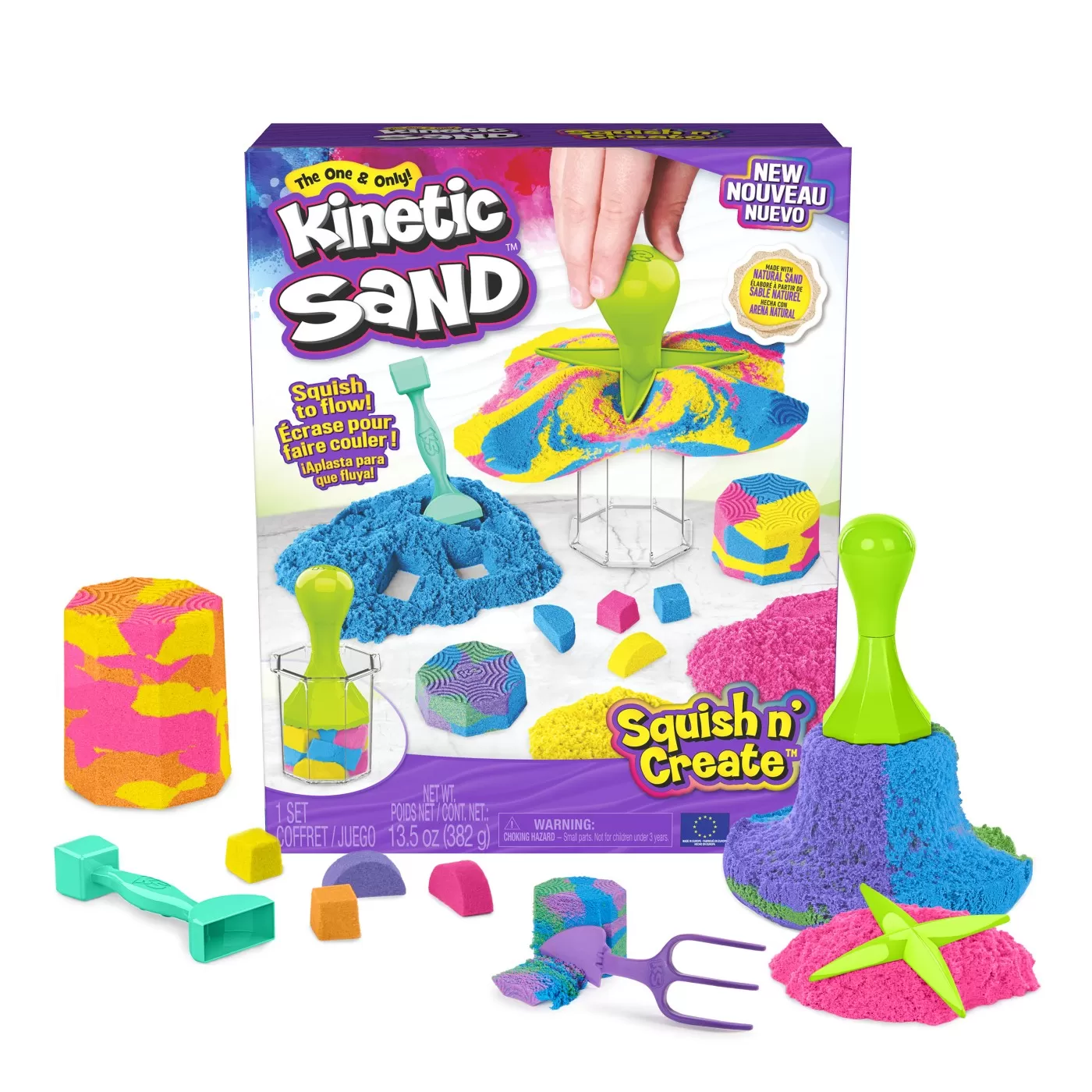 Kinetic Sand Squish N Create [4]
