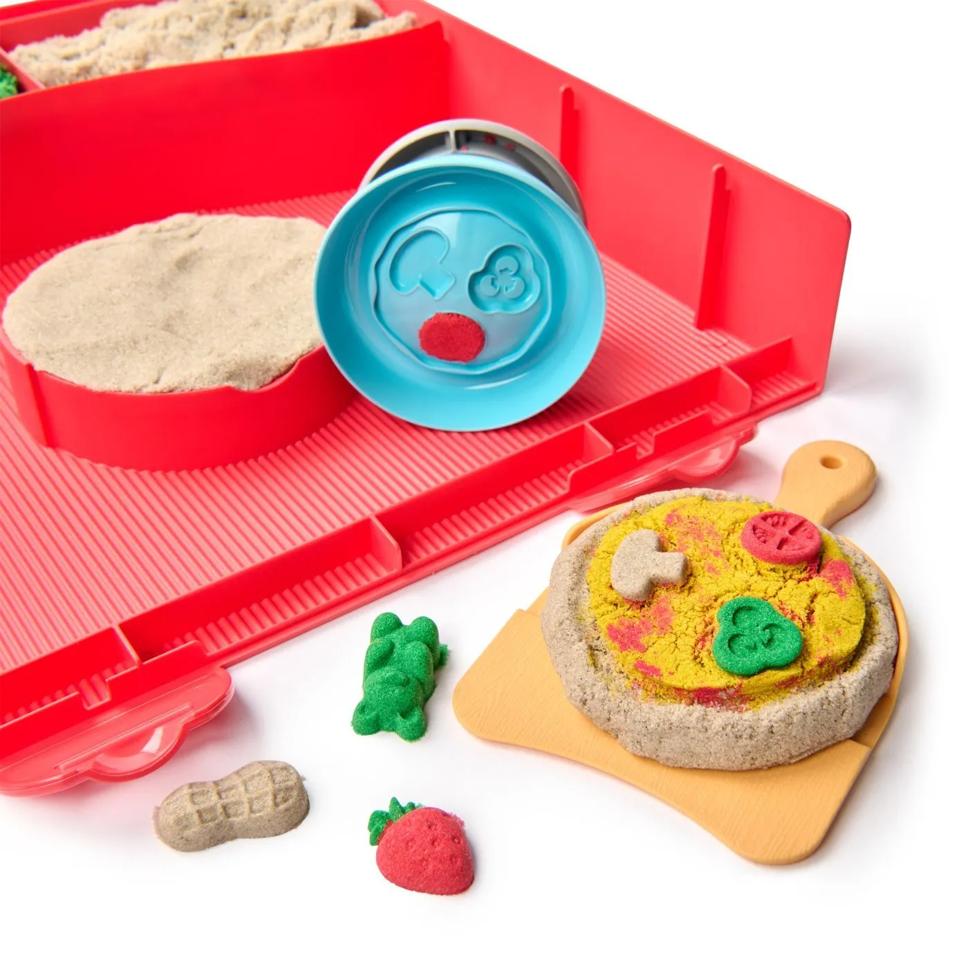 Kinetic Sand Squish Pizza [7]