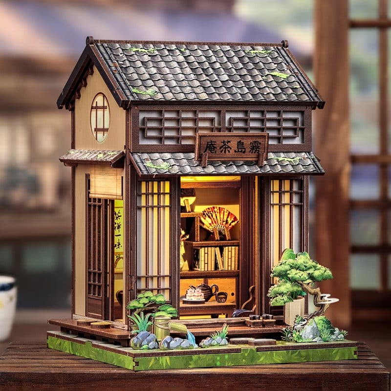 Kirishima Cha-an - DIY Miniature House Kit cu LED [7]