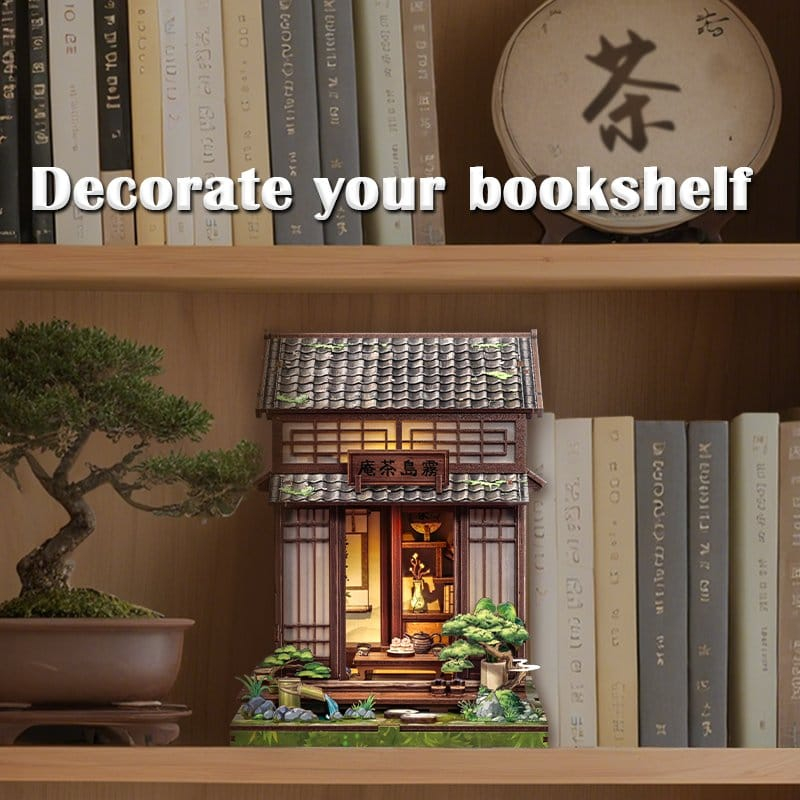 Kirishima Cha-an - DIY Miniature House Kit cu LED [5]