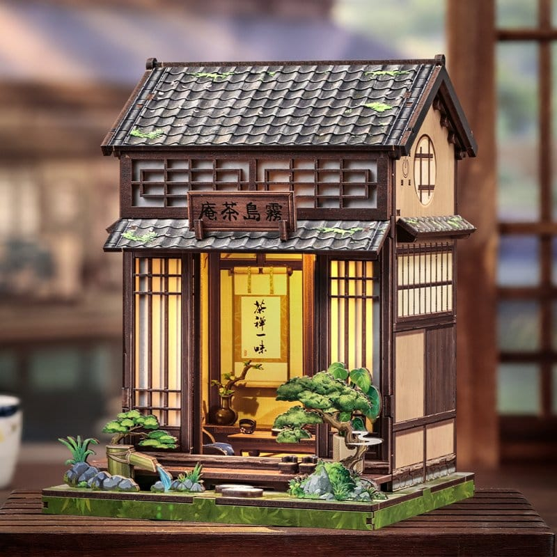 Kirishima Cha-an - DIY Miniature House Kit cu LED [8]