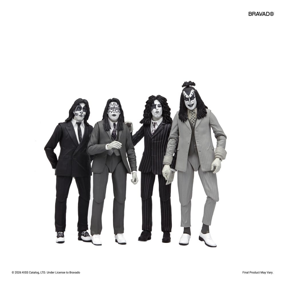 KISS Action Figures 4-Pack Dressed to Kill Album Cover 18 cm [2]