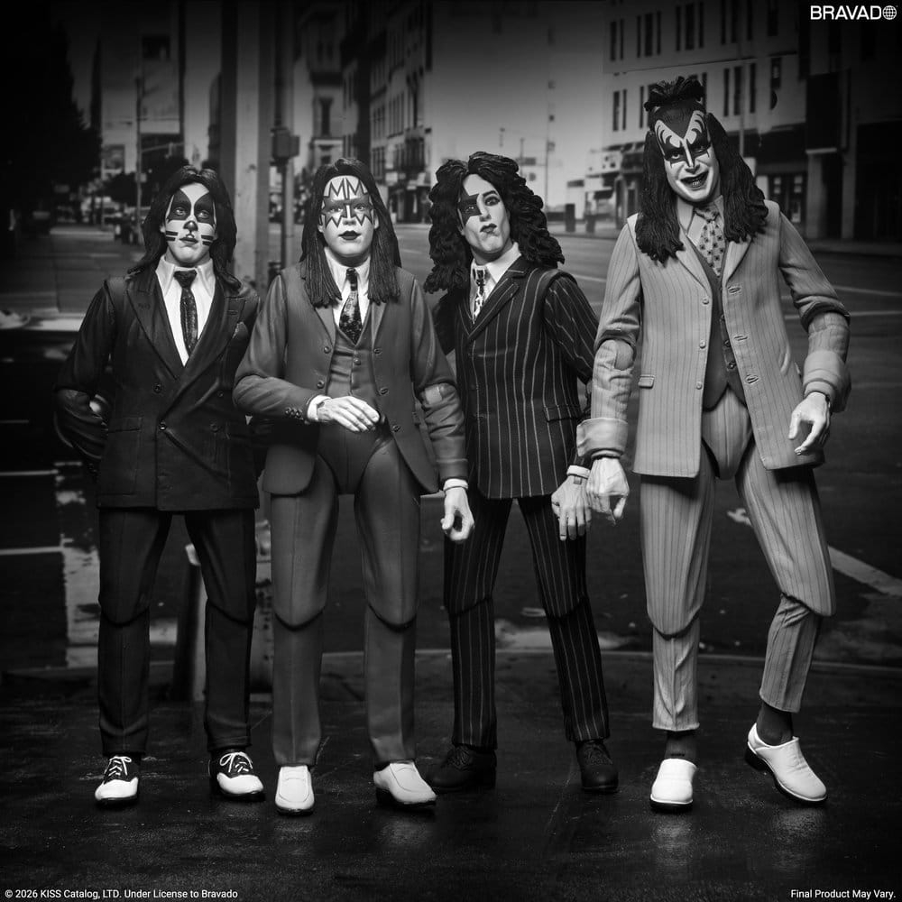 KISS Action Figures 4-Pack Dressed to Kill Album Cover 18 cm [3]