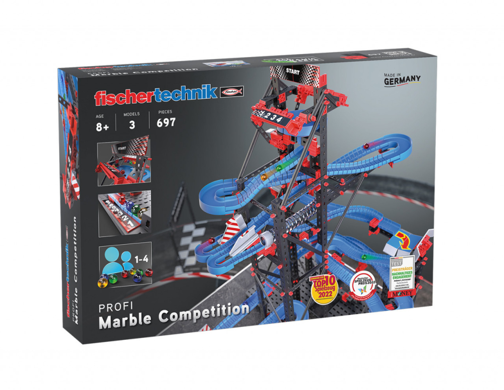 Kit STEM Cursa cu bile metalice, Fischertechnik [1]