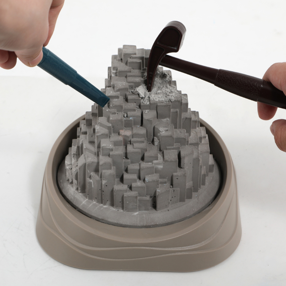 Kit STEM de excavare pietre prețioase "Giants Causeway" din Irlanda de Nord, TopBright [4]