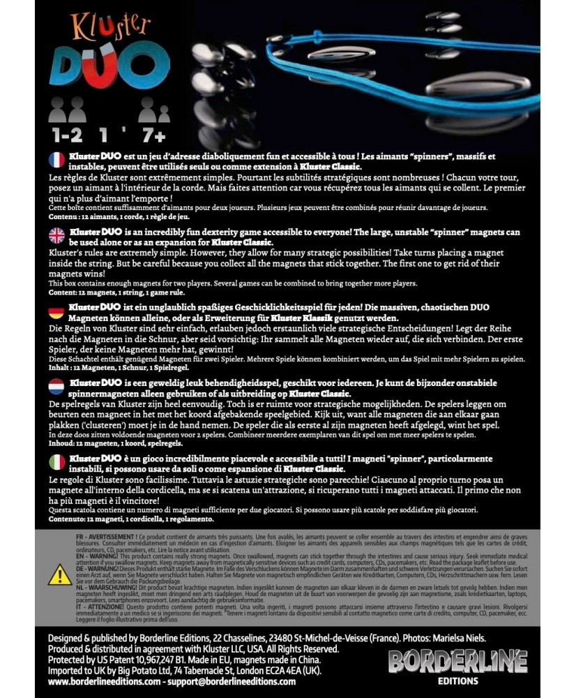 Kluster DUO – Joc de indemanare magnetic pentru 2 jucatori (EN) [2]
