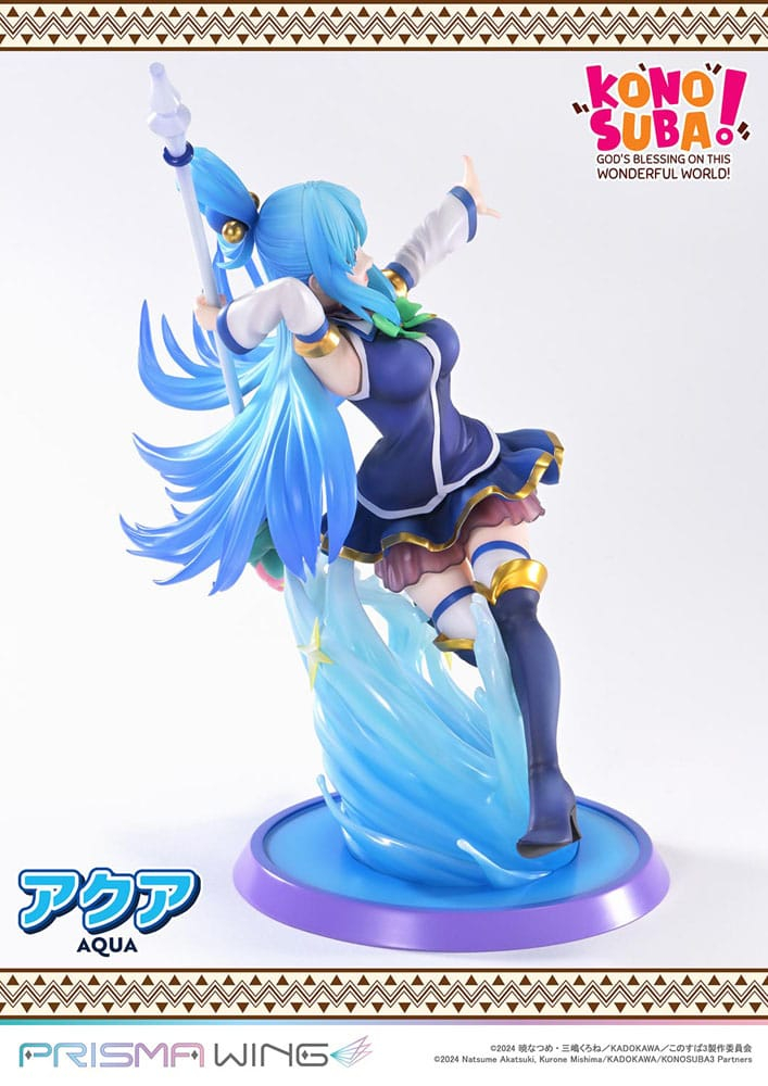 Konusuba - God's blessing on this wonderful world! Prisma Wing PVC Statue 1/7 Aqua 24 cm [6]