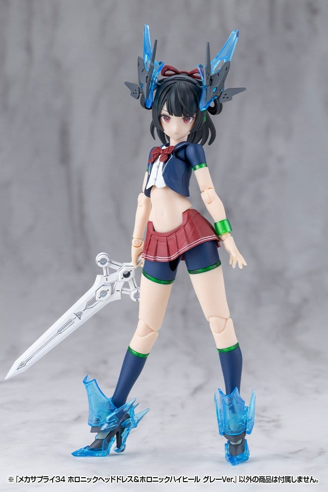 Kotobukiya M.S.G. Model Kit Accessory Set Mecha Supply 34 Holonic Headdress & Holonic High Heels Grey Ver. [7]
