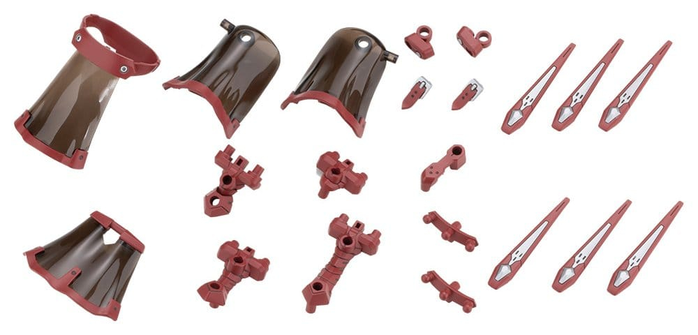 Kotobukiya M.S.G. Model Kit Accessory Set Mission Cloak Deep Red Ver. 4 cm [19]