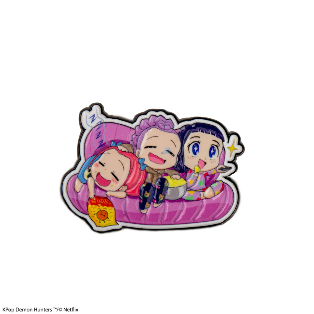 KPop Demon Hunters Couch Couch Couch Pin Oficial [4]