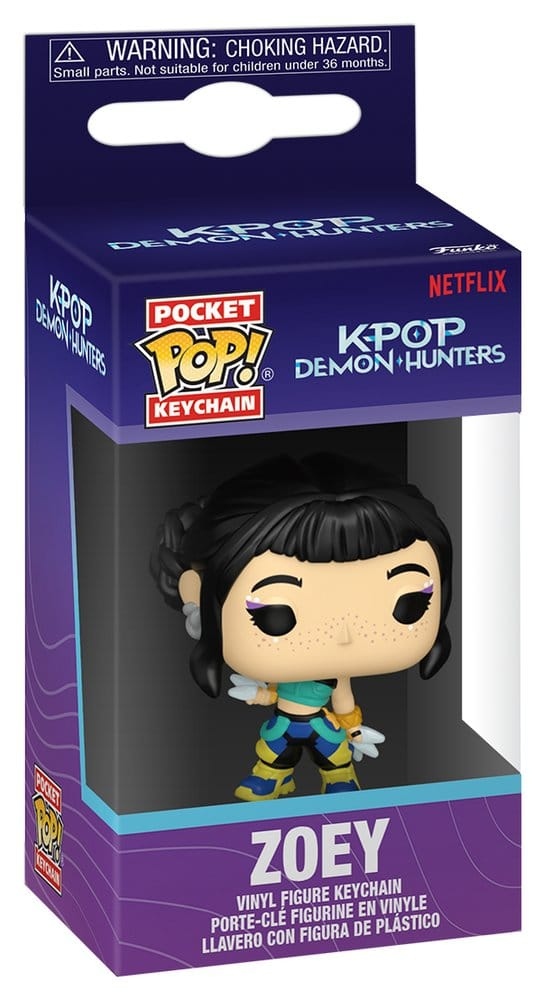 KPop Demon Hunters POP! Vinyl Keychains 4 cm Zoey Display (12) [2]