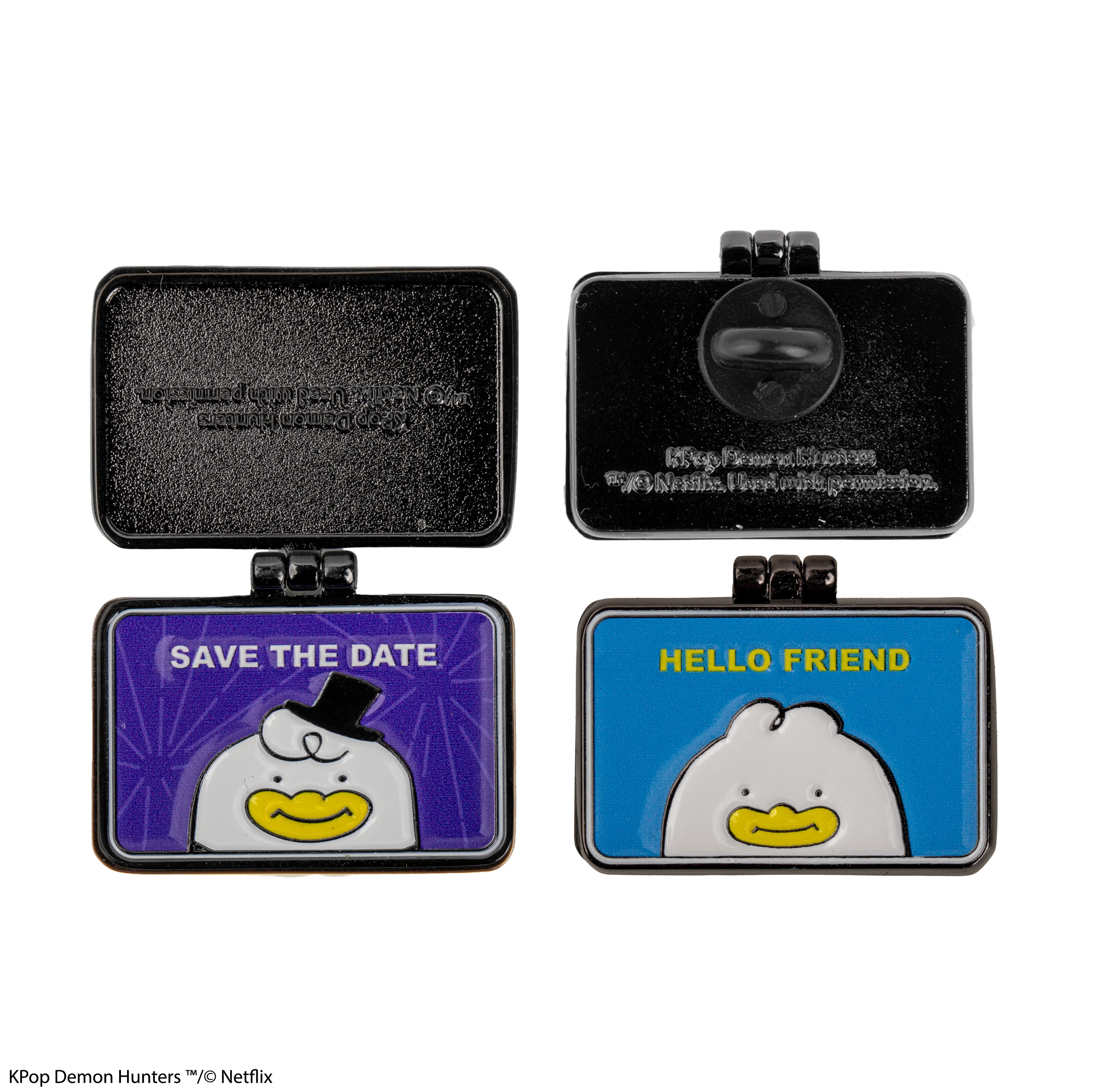 KPop Demon Hunters Rujinu Letters Enamel Pin Oficial [2]