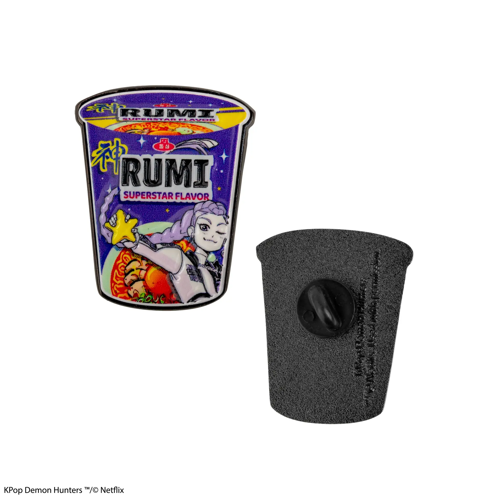 KPop Demon Hunters Rumi Superstar Flavor Noodles Pin Oficial [3]