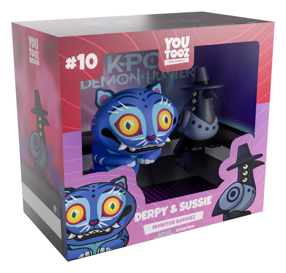 KPop Demon Hunters Vinyl Figures Derpy & Sussie Monitor Buddiez 6-8 cm [3]