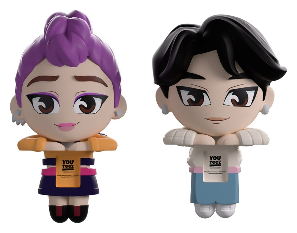 KPop Demon Hunters Vinyl Figures Jinu & Rumi Monitor Buddiez 6 cm [5]