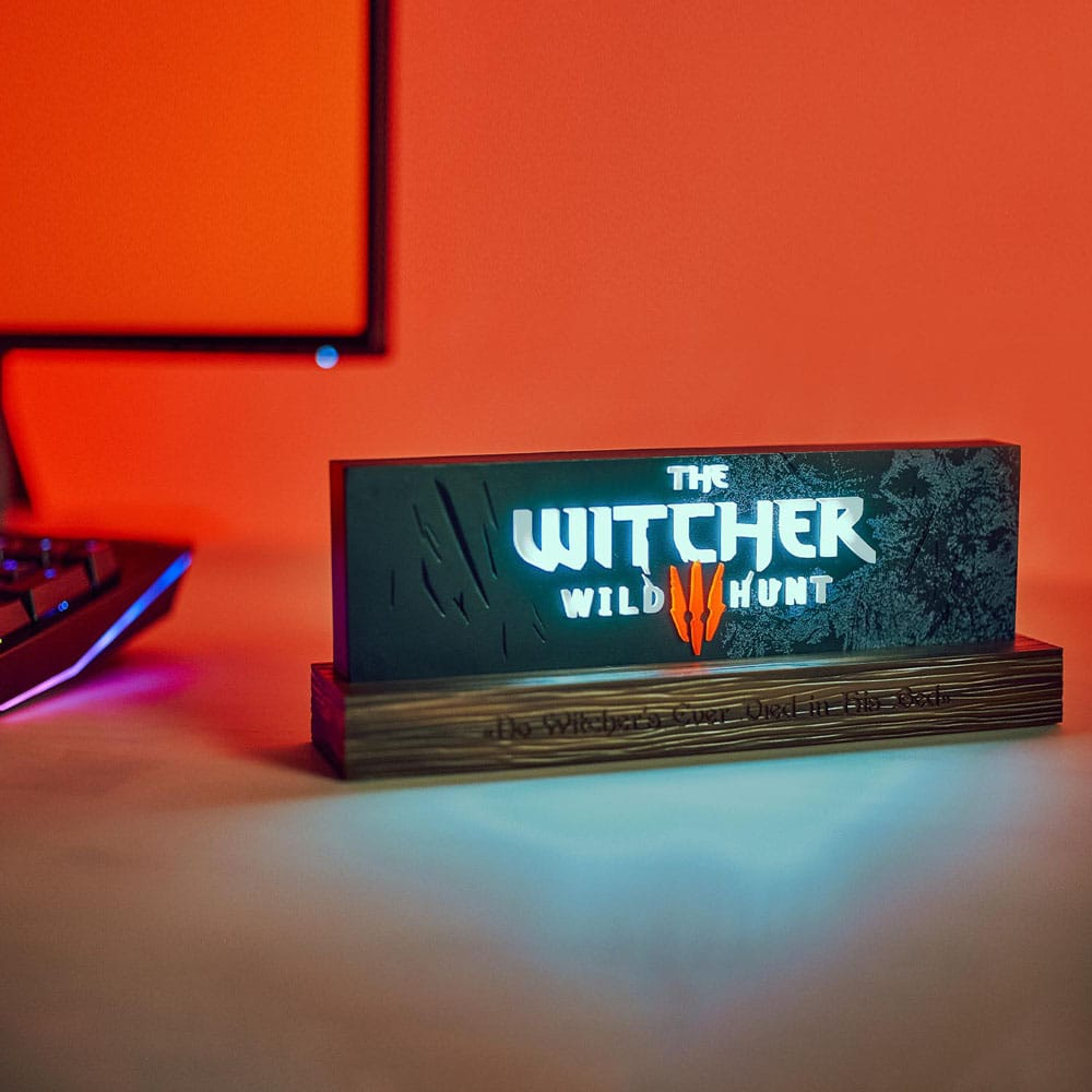 Lampa LED The Witcher Wild Hunt Logo 22 cm USB [2]