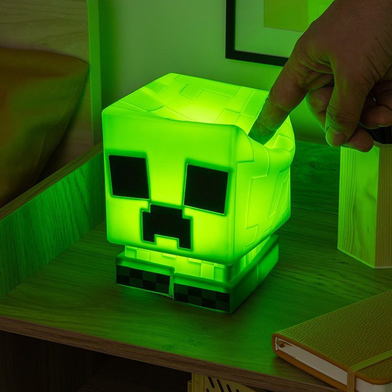 Lampa Minecraft Creeper SquishyGlo Silicone Light Rechargable [2]