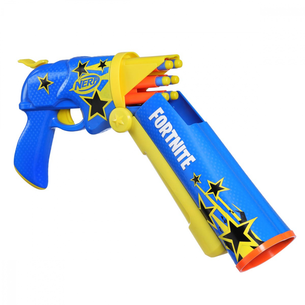Lansator Hasbro Nerf Fortnite Half Tone Hero cu 12 sageti Elite albastru [2]
