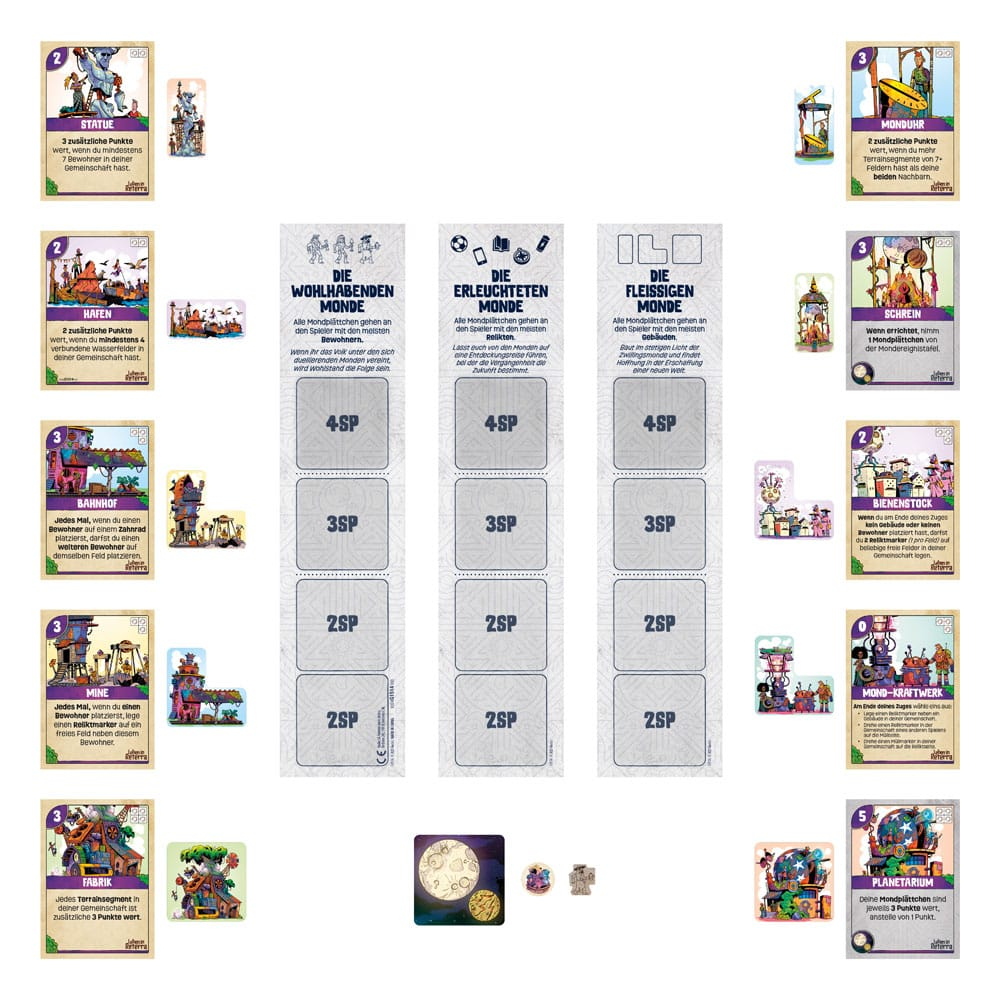 Leben in Reterra Board Game Expansion Mondaufgang *German Version* [8]