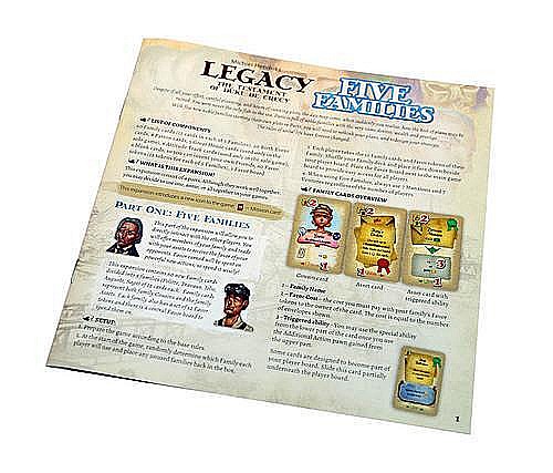 Legacy: The Testament of Duke de Crecy – Five Families [3]