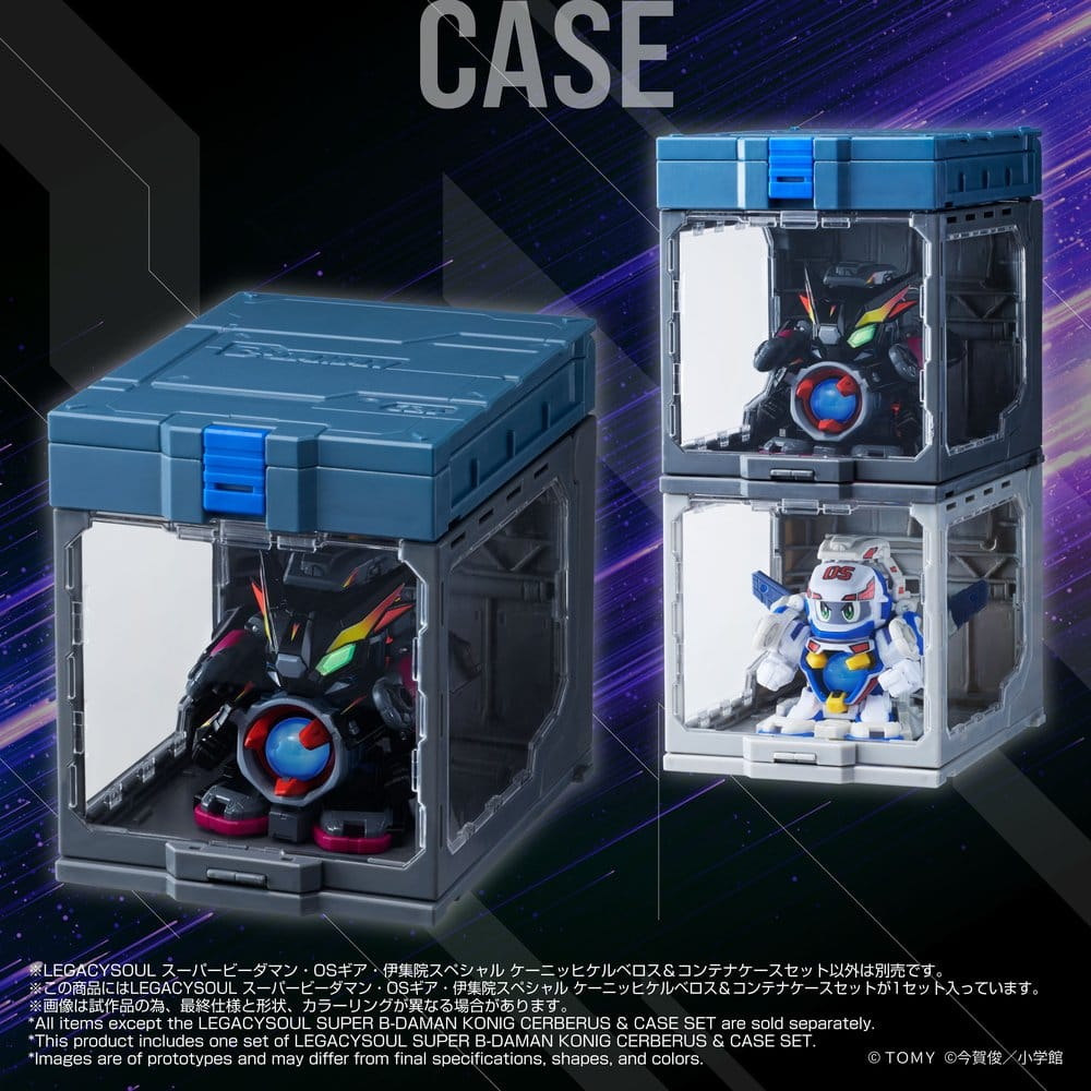 Legacysoul Super B-Daman Action Figure Konig Cerberus & Case Set [6]
