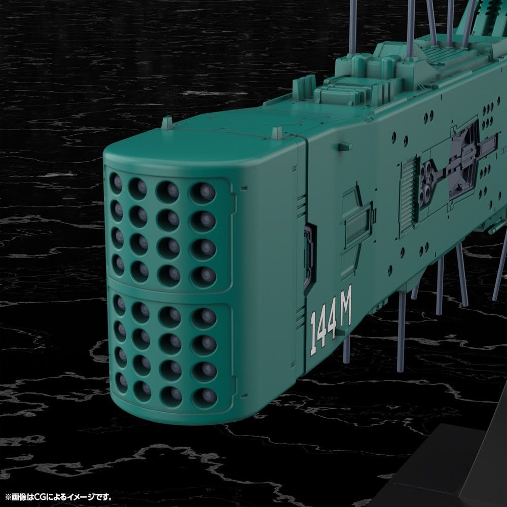 Legend of the Galactic Heroes Plastic Model Kit 1/3000 Free Planets Alliance 13th Fleet Flagship Hyperion 31 cm [10]