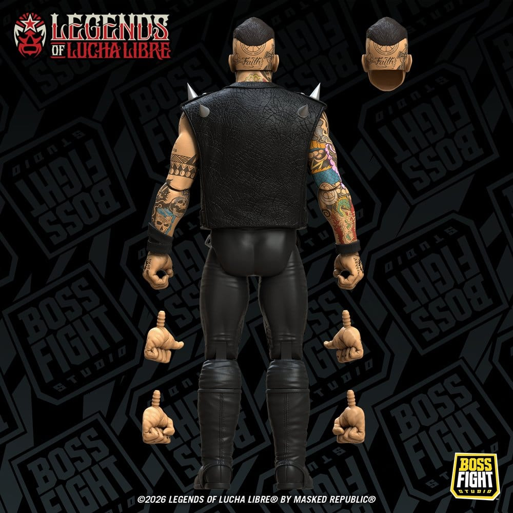 Legends of Lucha Libre Fanaticos Action Figure Vampiro Coffin Box Resurrected 15 cm [5]